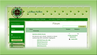 maposz-fórum - honlapkészítés referenciák